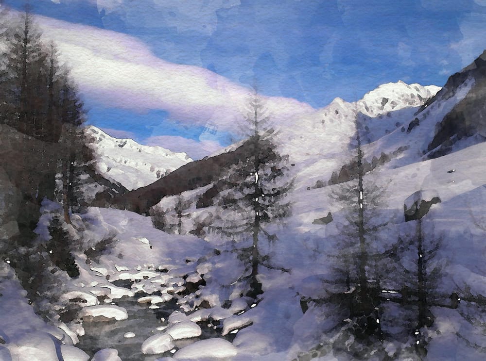 Winter - Spring Landscape | Skillshare Student Project