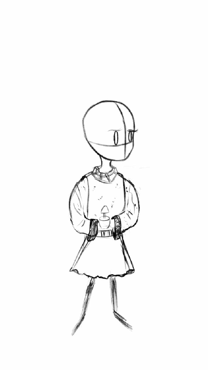 Mushroom Girl in magic forrest - image 1 - student project