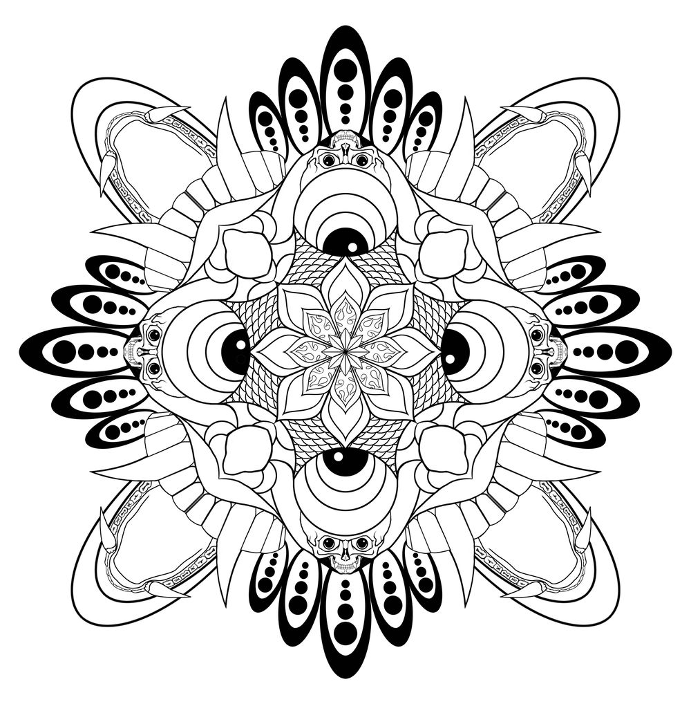 Tibetan style Mandala - image 3 - student project