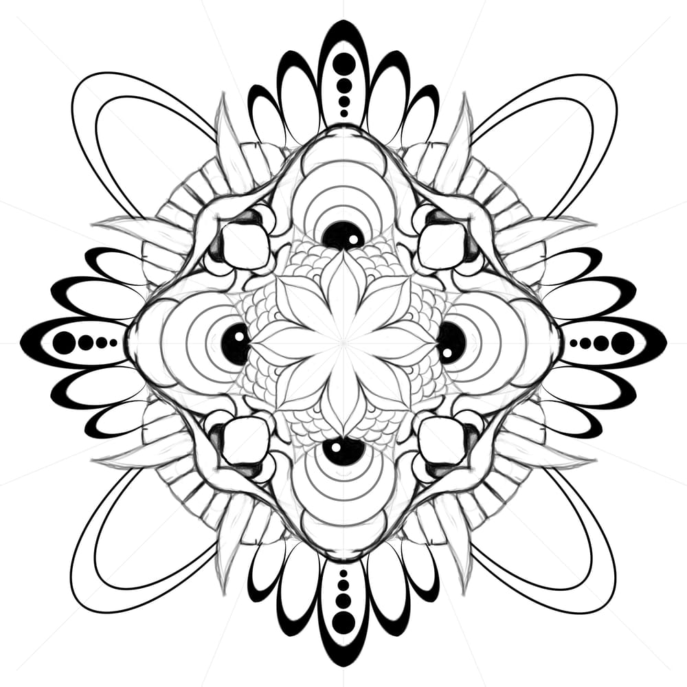 Tibetan style Mandala - image 1 - student project