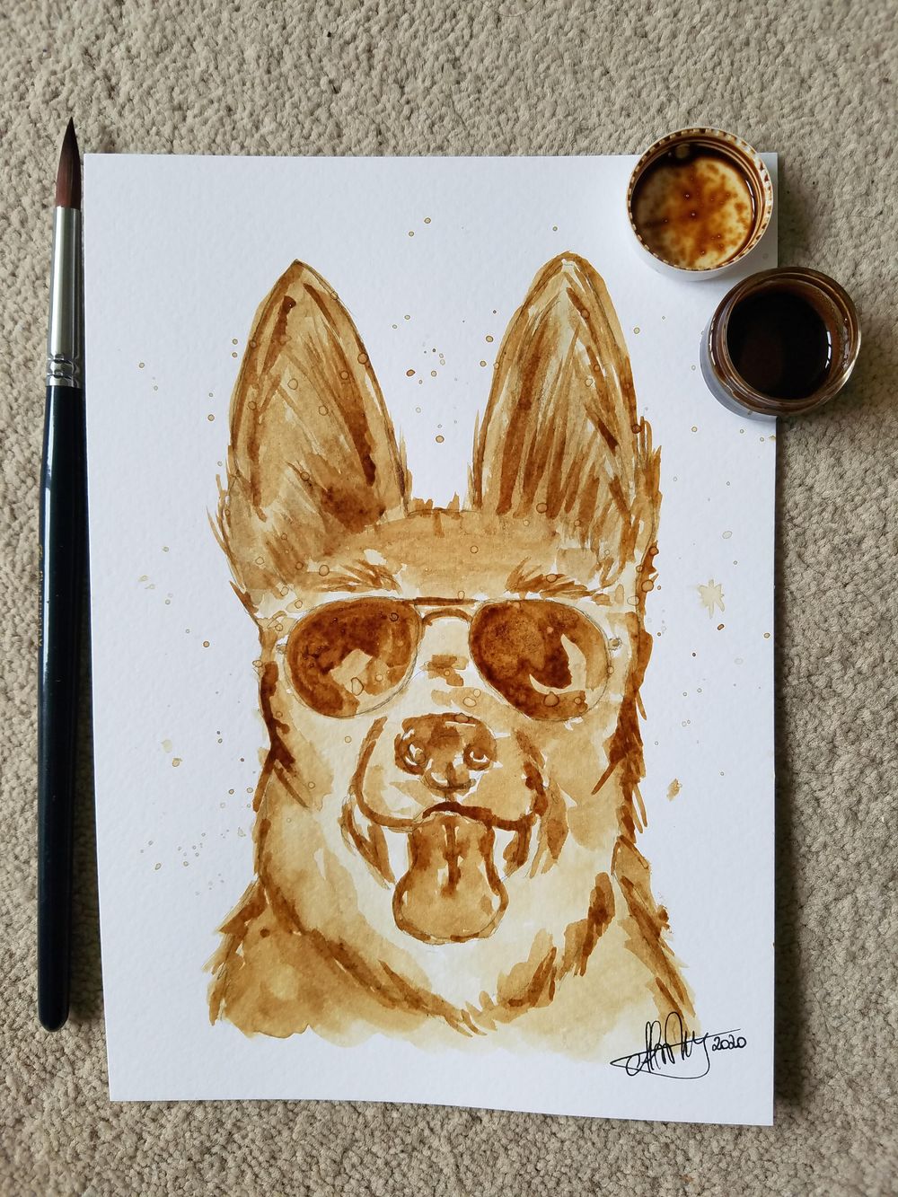 Art with coffee - image 1 - student project