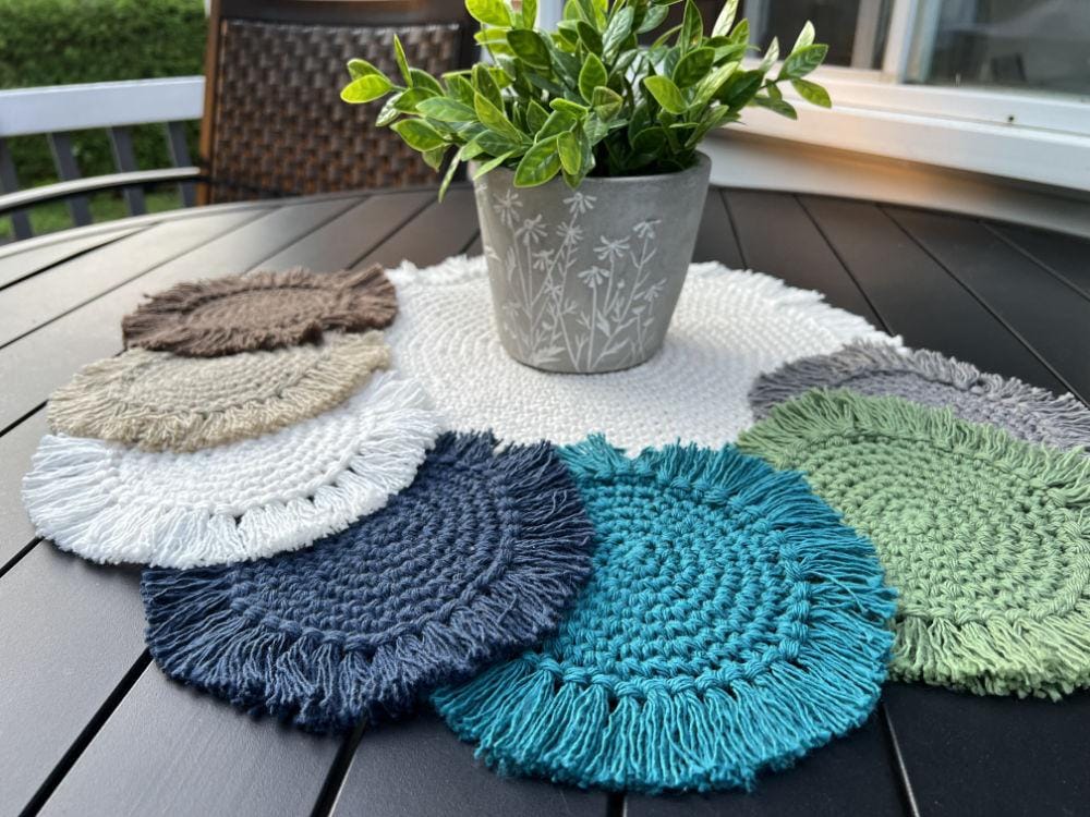 Trendy Cotton Coasters - image 4 - student project