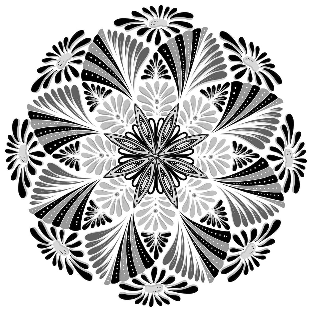 The Two Mandalas as Lineart and Beyond - image 4 - student project