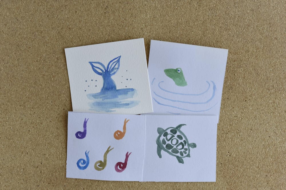 31 little watercolor paintings - image 4 - student project