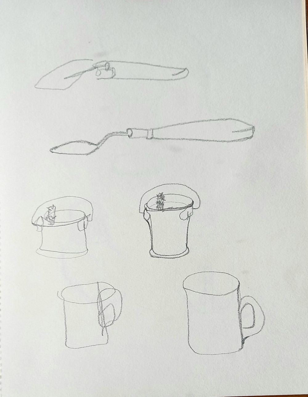 Blind contour drawings - image 1 - student project
