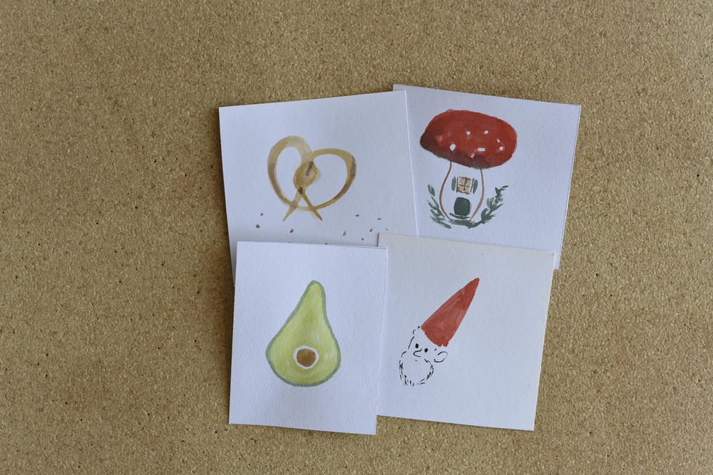 31 little watercolor paintings - image 1 - student project