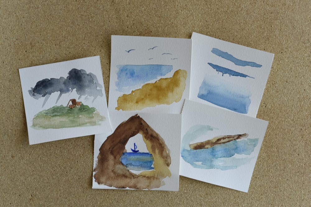 31 little watercolor paintings - image 5 - student project