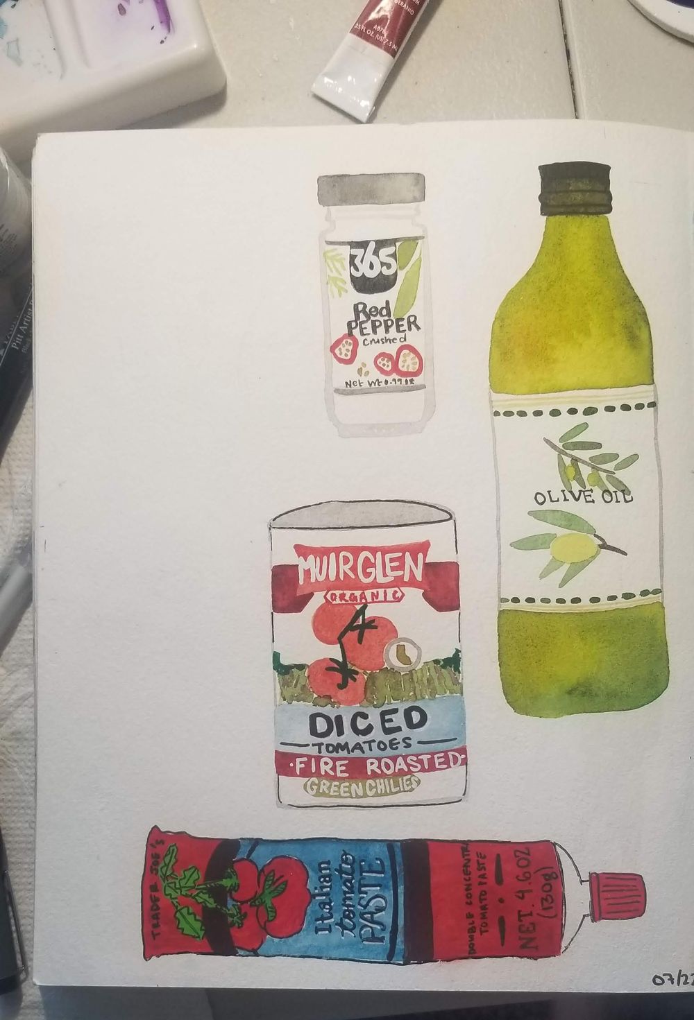 Watercolor Sketchbook Practice Skillshare Student Project Watercolor Sketchbook Practice Skillshare Student Project