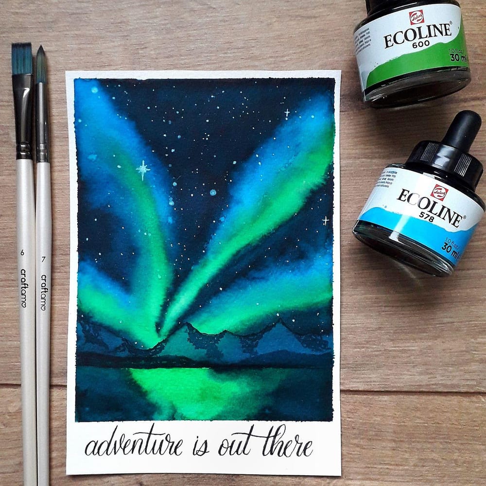 Northern lights - image 1 - student project