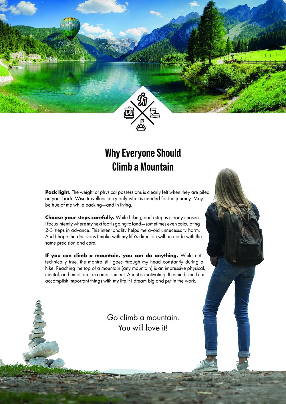 Hiking Flyer - image 1 - student project