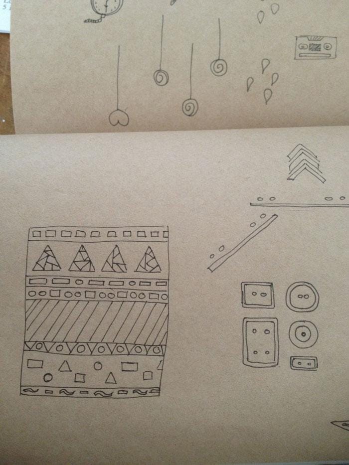 Making shapes – a fabric design project by Sarah Gane - image 4 - student project