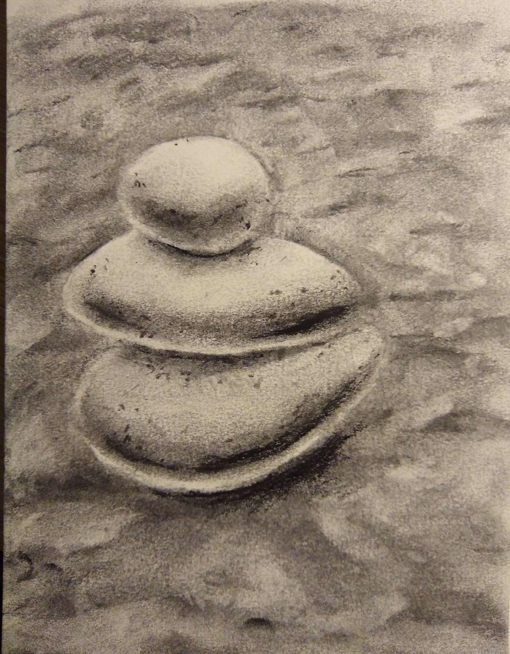 Rocks in the sand - image 1 - student project