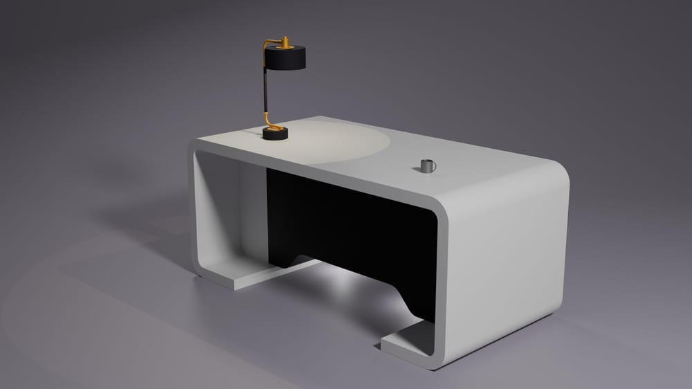 My first Plasticity project - Desk and coffee cup [Updated] - image 3 - student project