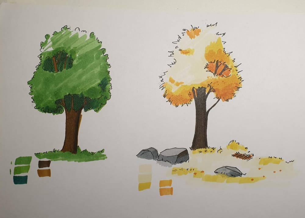 Sketching Nature with Sarah Burns - image 14 - student project