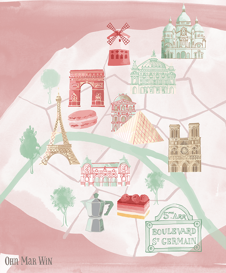 Finally my map Paris - image 2 - student project