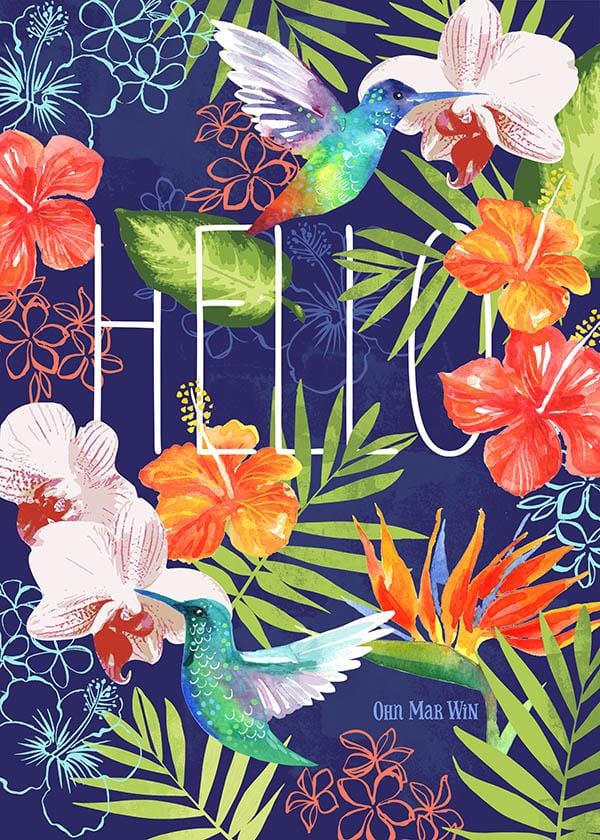 Hello...Tropical Hummingbird - image 1 - student project