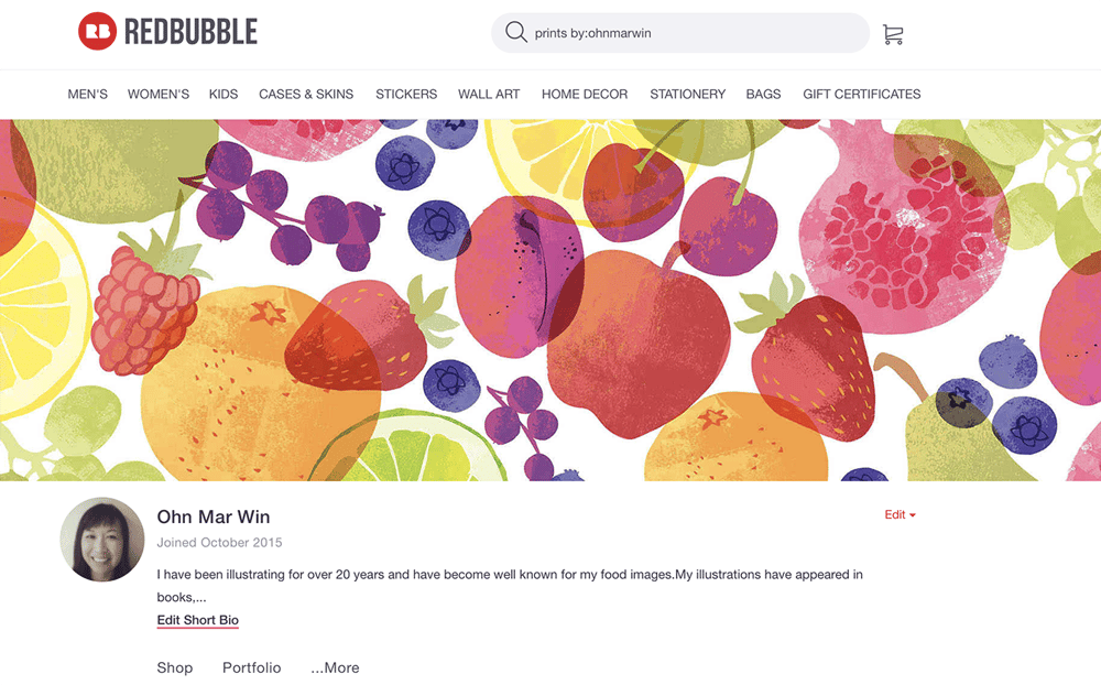 Art on RedBubble at last !! - image 1 - student project