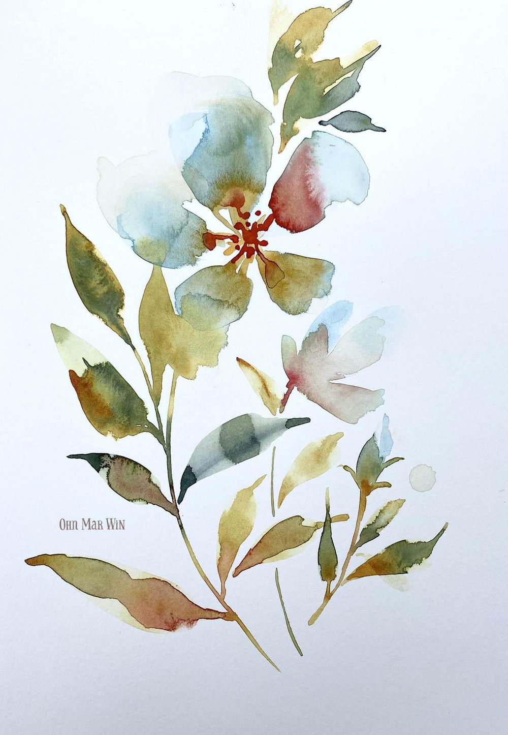 Looser floral exploration - image 3 - student project
