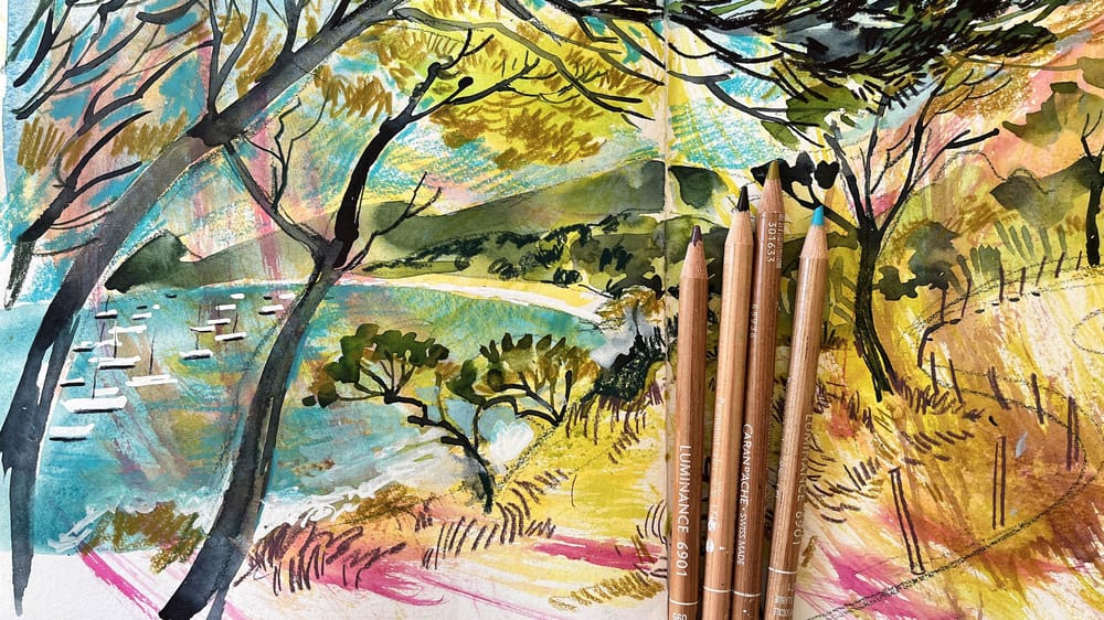 Mixed Media Expressive Sketches - image 3 - student project