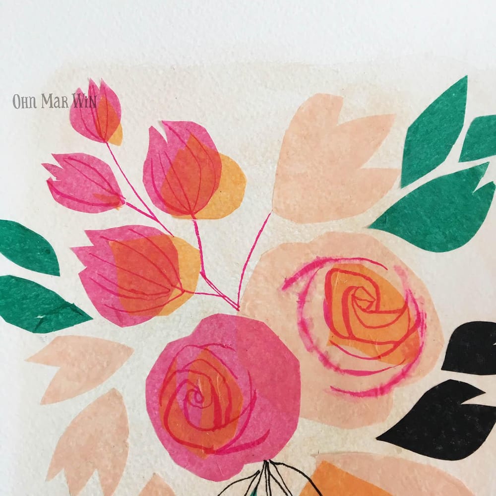 Berry and Floral Bouquet - image 1 - student project