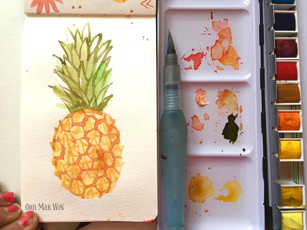 Pineapple 3 ways - image 1 - student project