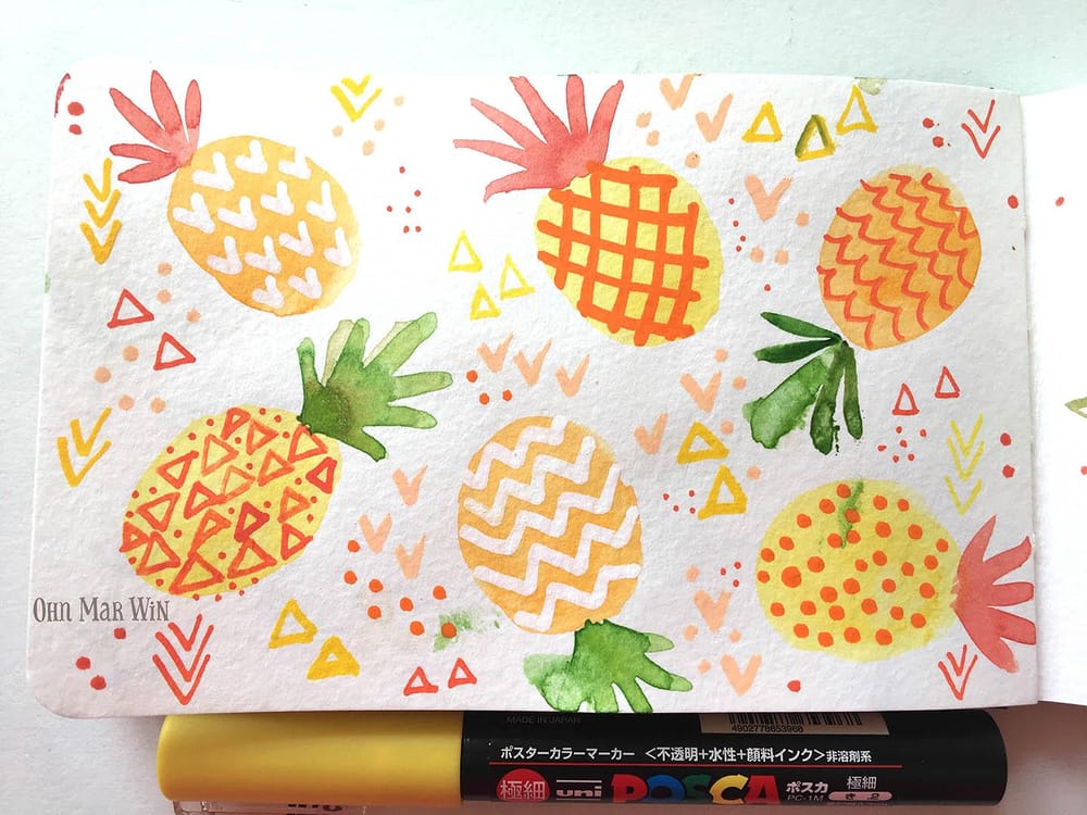 Pineapple 3 ways - image 3 - student project