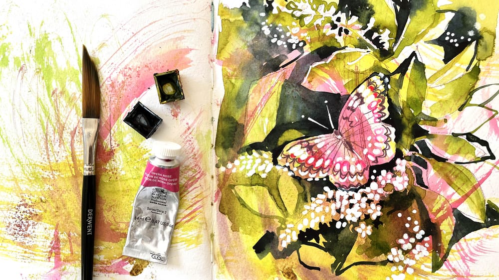 Mixed Media Expressive Sketches - image 1 - student project