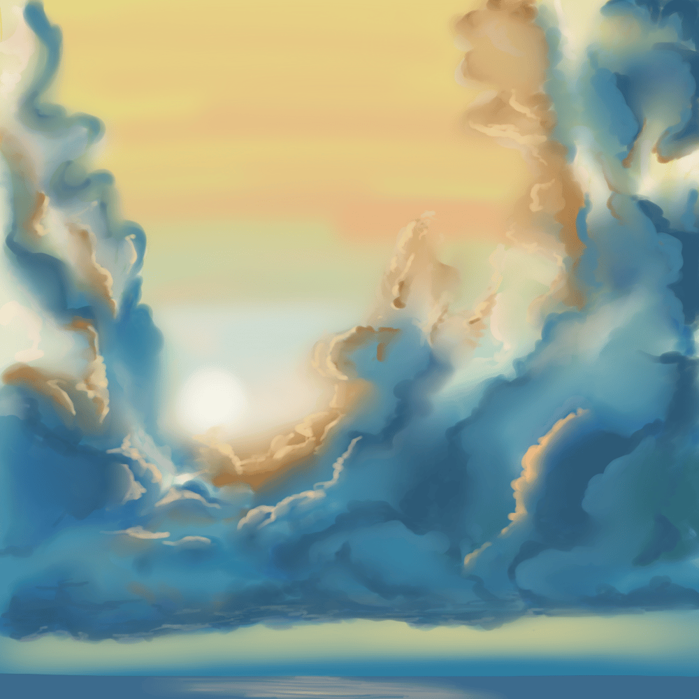 Sky painting - image 1 - student project