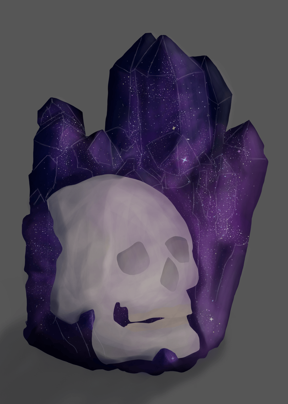 Skull Crystal - image 1 - student project
