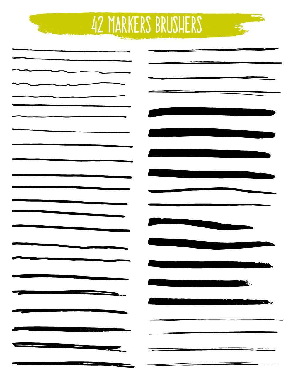 Hand drawn Vector brushes for Adobe Illustrator - image 4 - student project