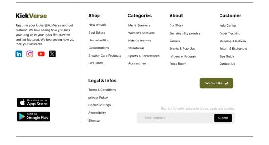 Sneakers Shop - Landing Page - image 4 - student project