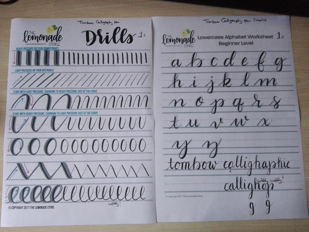 Brush Pen drills - image 3 - student project