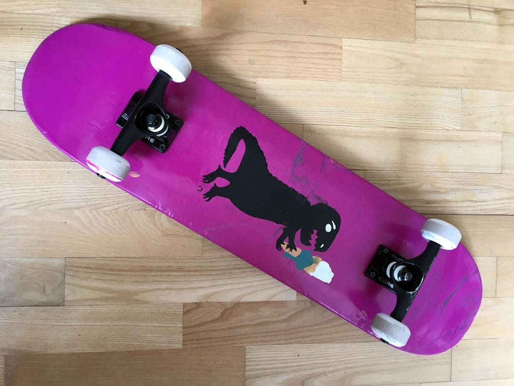 Dinosaur Skate Deck - image 3 - student project