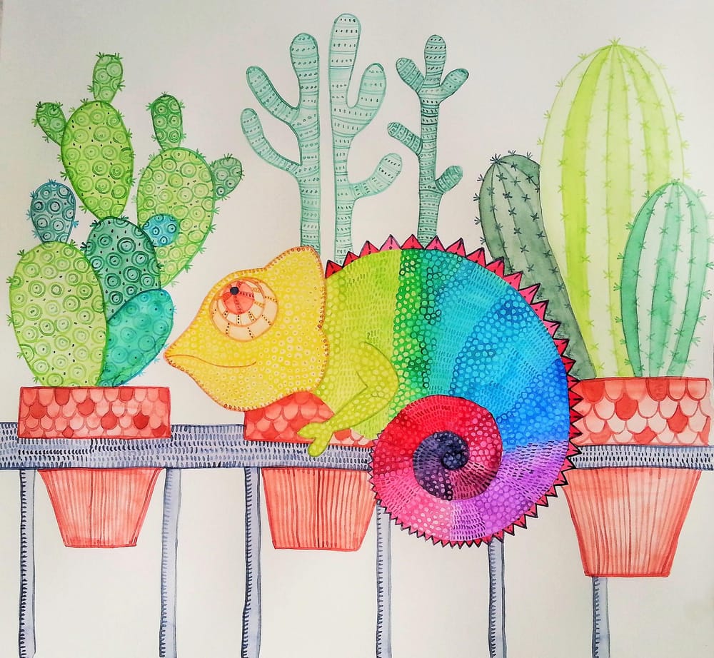 Happy learning more about watercolors - image 4 - student project