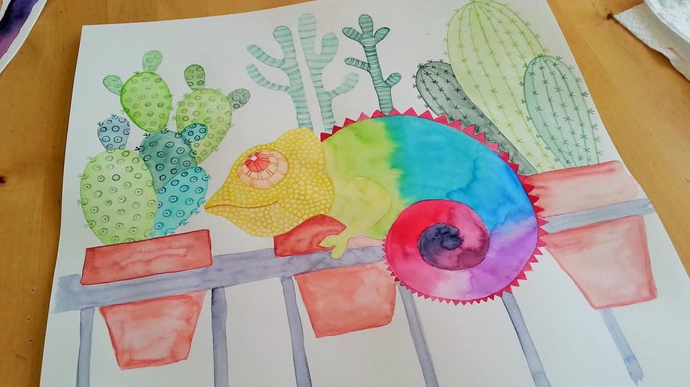 Happy learning more about watercolors - image 3 - student project