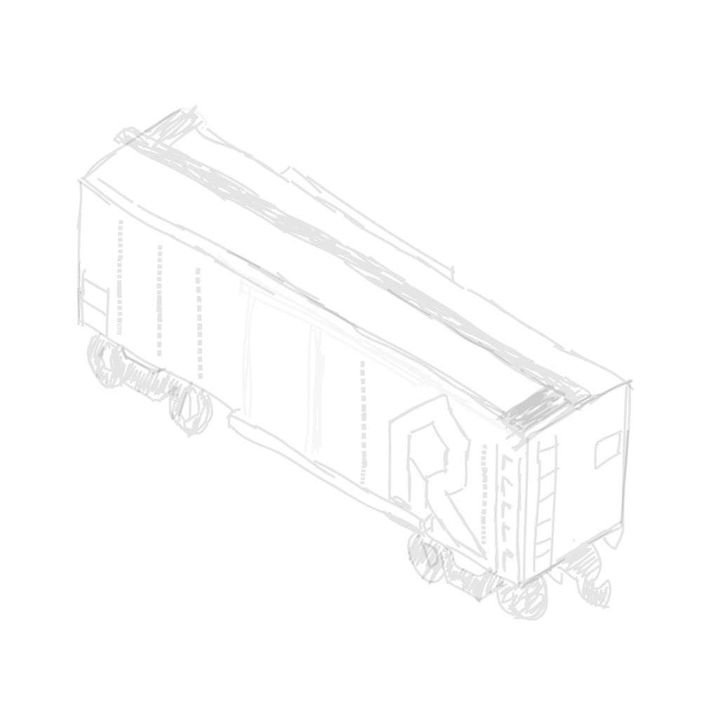 Old Rock Island train - image 2 - student project