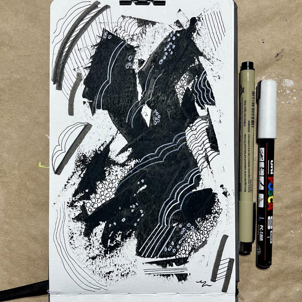 10 minute daily art journaling - image 2 - student project