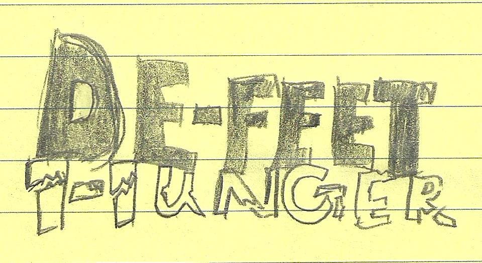 De-Feet Hunger 5k Charity Run Logo - image 2 - student project
