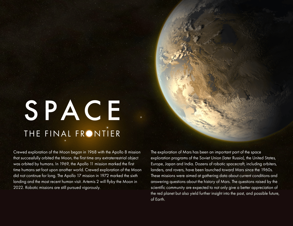 My Final project and projects in Alignment, Hierarchy and Typography - image 5 - student project