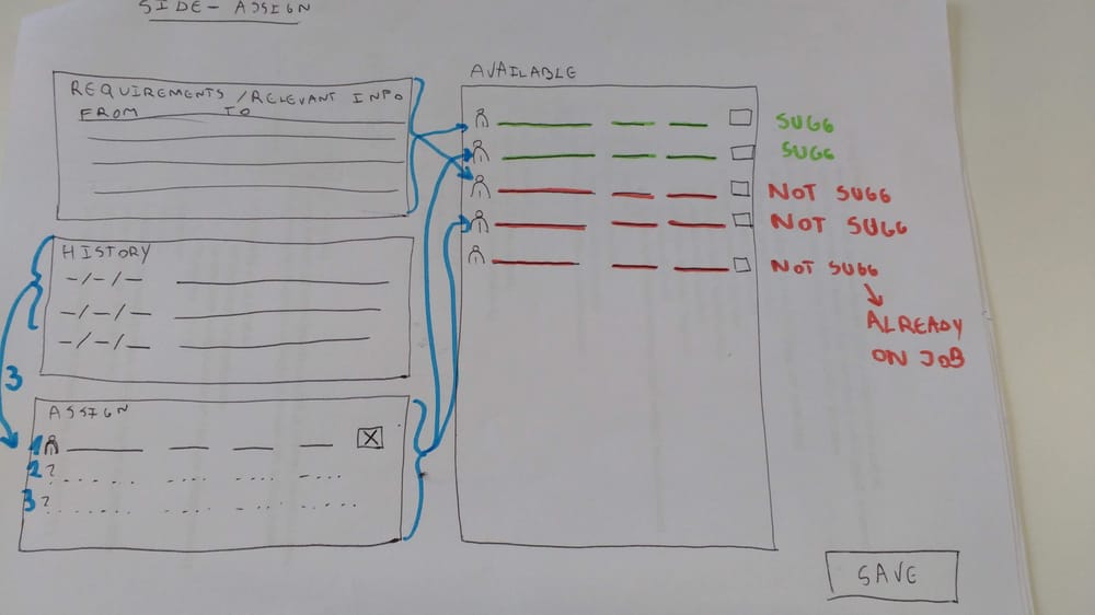 Planning interface - image 5 - student project