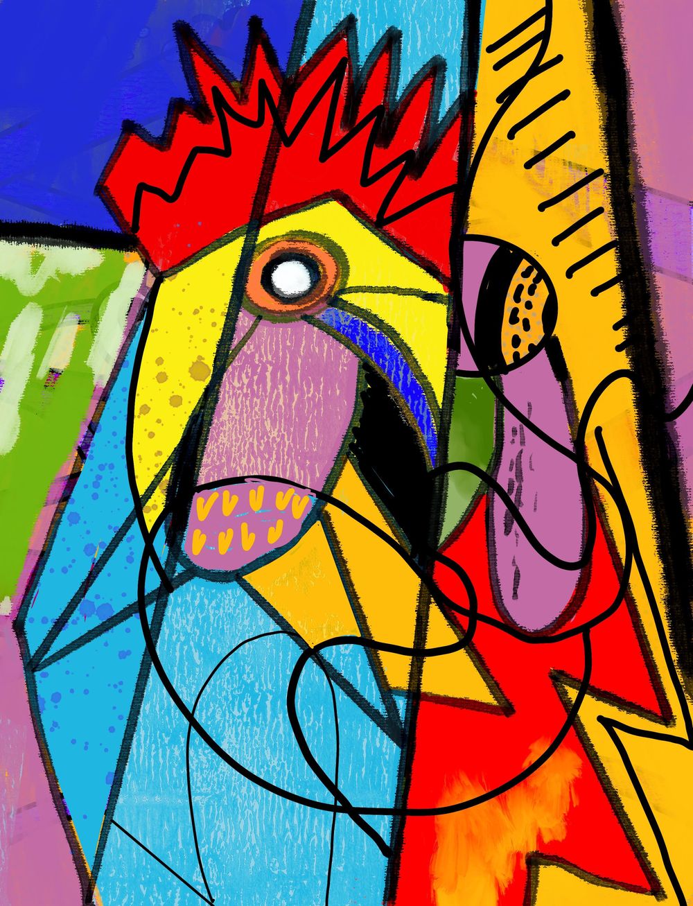 The real existing ‘Picasso triggerfish’. - image 1 - student project