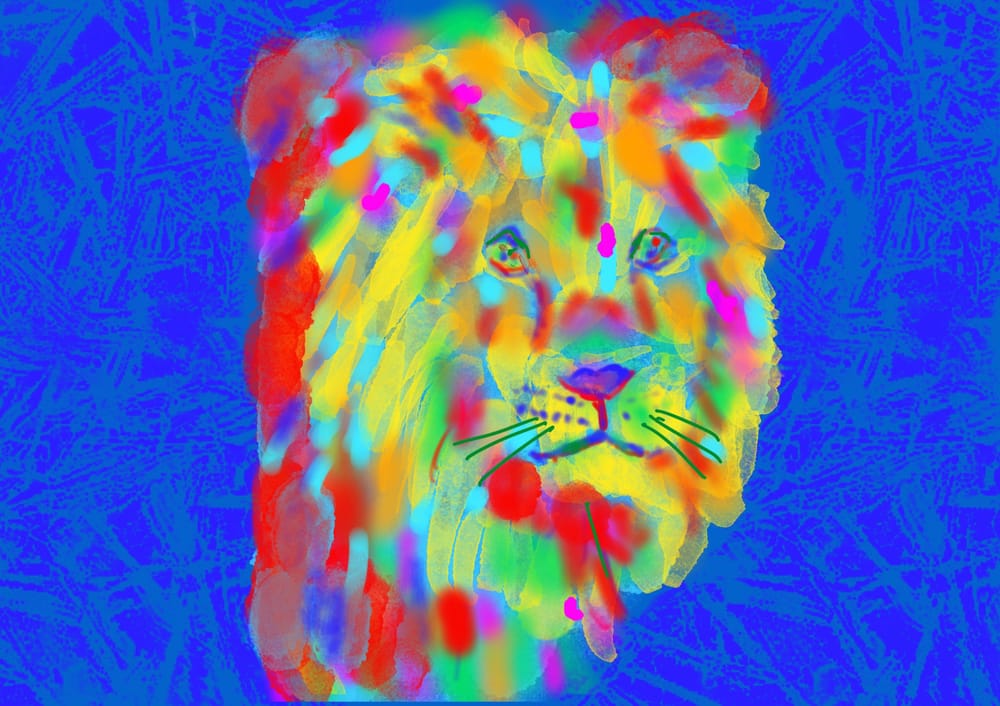 Happy Lion - image 1 - student project