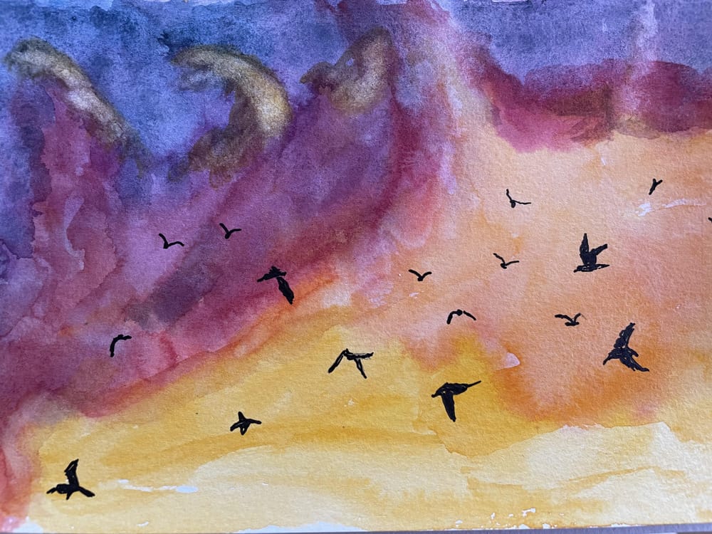 Birds in the sky - image 3 - student project