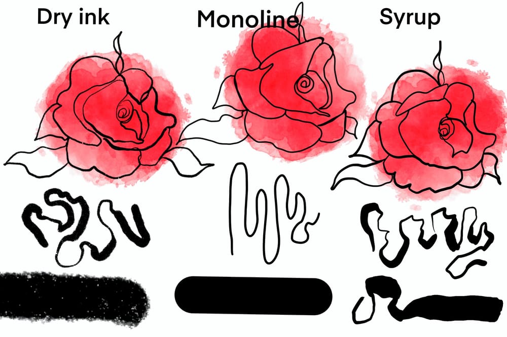 Brushes for line art - image 2 - student project