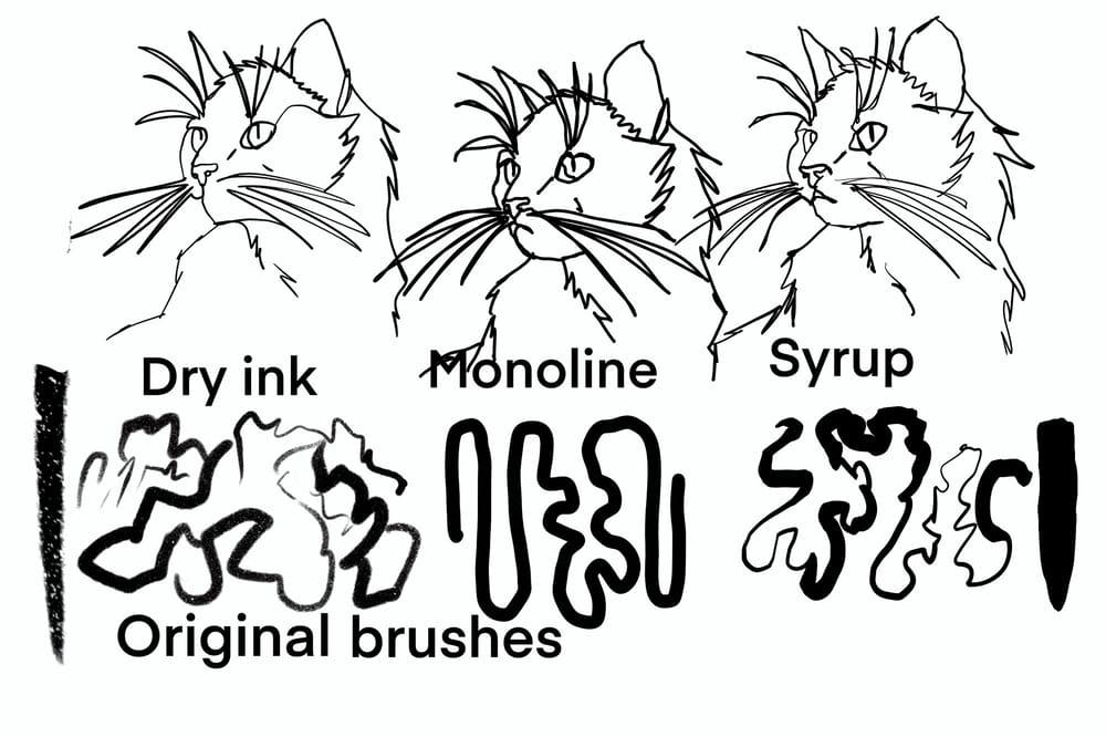 Brushes for line art - image 3 - student project