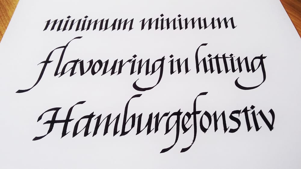 Italics following Seb Lester - image 4 - student project