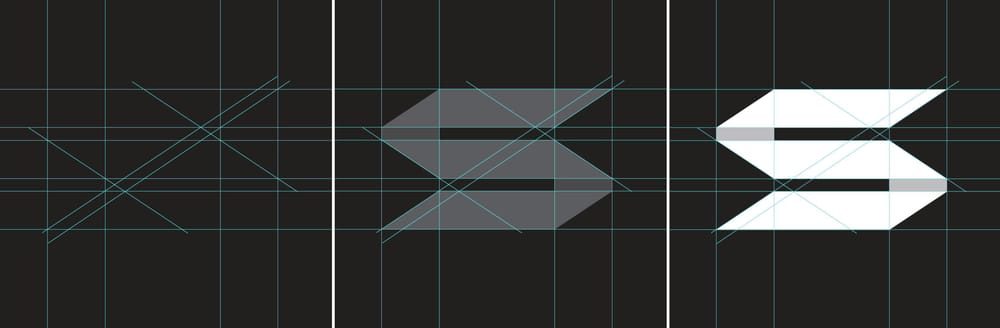 Letters "jb" and "S" Grid Logos - image 2 - student project
