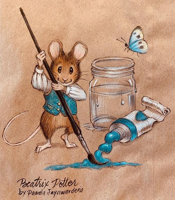 Mouse with a Paintbrush - image 2 - student project