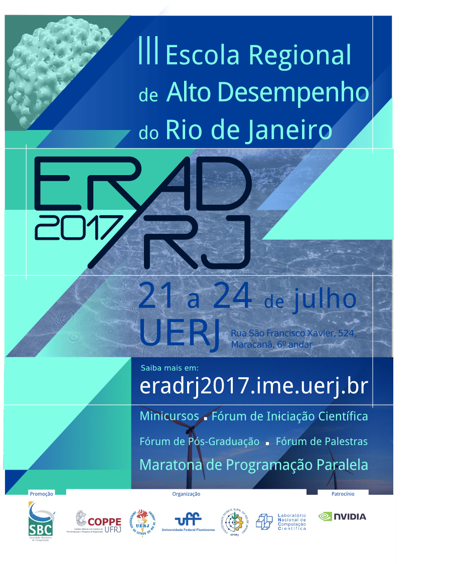 Poster for the Third Regional School of High Performance of Rio de Janeiro - image 1 - student project