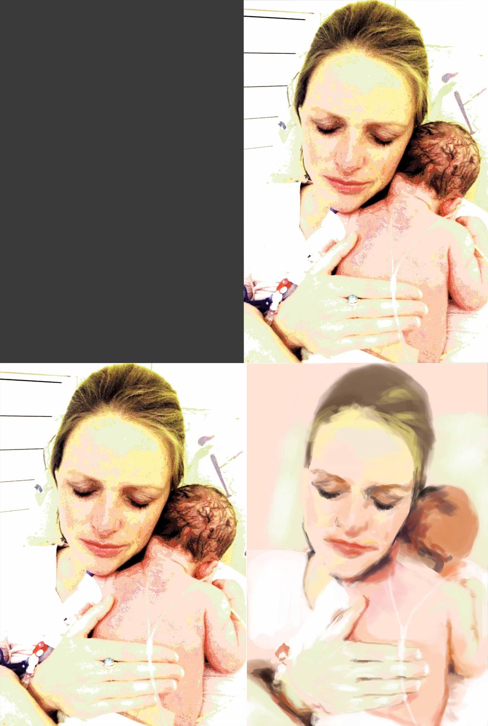 A Portrait of Myself and my Daughter - image 2 - student project